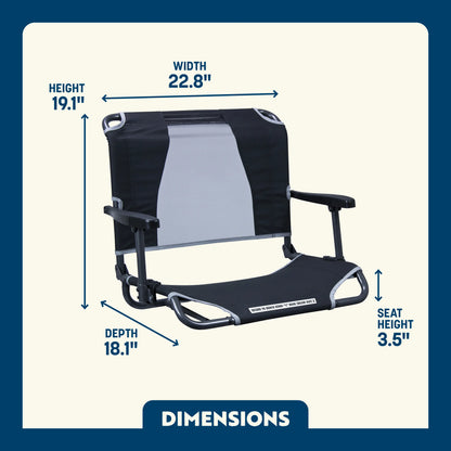 Big Comfort Stadium Chair™ with Armrests